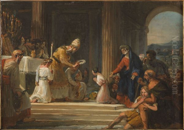 Esquisse pour l'eglise Notre-Dame-de-Lorette : Consecration de la Vierge - view 1