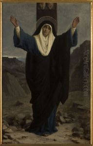 Esquisse pour l'eglise de Bagnolet : Mater dolorosa by Pierre Fritel