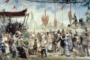 14 Juillet 1880, inauguration du monument a la Republique by Alfred Philippe Roll