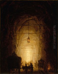 La Grotte du Pausilippe by Hubert Robert