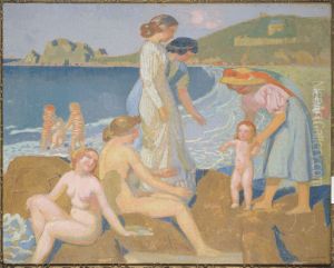 Baigneuses a Perros-Guirec by Maurice Denis
