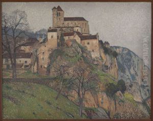 Saint-Cirq-Lapopie by Henri-Jean Guillaume Martin