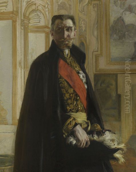 Portrait de Camille Barrere au palais Farnese - view 1