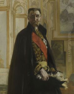 Portrait de Camille Barrere au palais Farnese