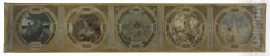 Esquisse pour la galerie Lobau a l'Hotel de Ville de Paris : La naissance de Paris. La Lutte. La Philosophie et la Litterature antique. Le Printemps. La Litterature. by Georges Picard
