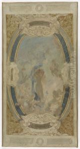 Esquisse pour la galerie Lobau de l'Hotel de Ville de Paris : Le Jour