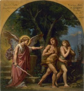 Esquisse pour l'eglise de Saint-Leu-Saint-Gilles : Le peche originel