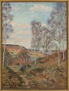 Le chemin vers la vallee by Armand Guillaumin