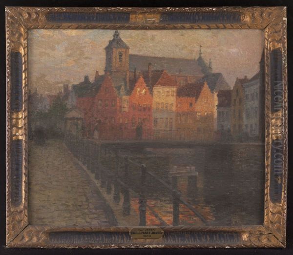 Quai de la Paille a Bruges - view 1