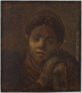 Tete de paysanne, etude