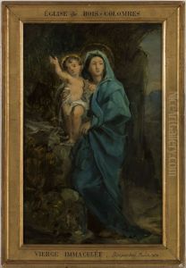 Esquisse pour la chapelle de Bois-Colombes : La Vierge et l'enfant Jesus Esquisse pour la chapelle de Bois-Colombes : La Vierge et l'enfant Jesus