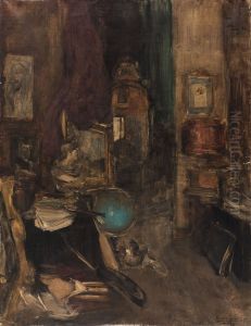 Coin d'atelier, boulevard de Clichy by Antoine Vollon