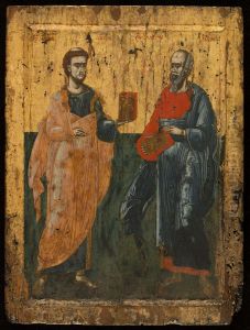 Les evangelistes Saint Luc et Saint Jean by Montenegro