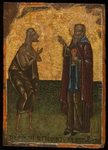 La Communion de sainte Marie l'Egyptienne by Serbia