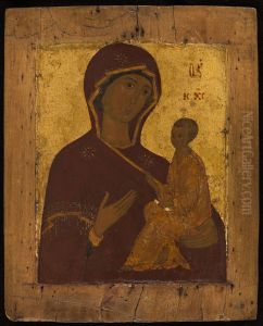 La Mere de Dieu de Tikhvine by Moscow