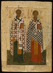 Saint Nicolas et saint Blaise by Veliky Novgorod
