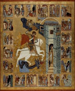 Saint Georges et scenes de sa vie Saint Georges et scenes de sa vie