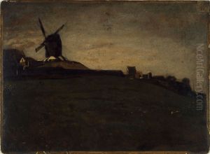 Vue de Montmartre, vers 1848 (P916/2) by Eugene Lavieille