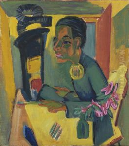 "Der Maler" (Selbstbildnis) by Ernst Ludwig Kirchner