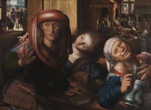 Lockere Gesellschaft by Jan Sanders Van Hemessen