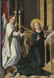 Verkundigung an Maria by Friedrich Herlin