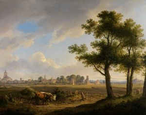 Blick auf Karlsruhe von Suden Blick auf Karlsruhe von Suden