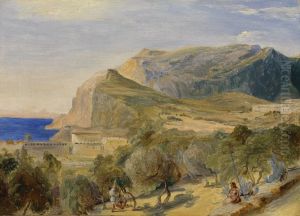 Blick auf den Monte Castiglione in Capri
