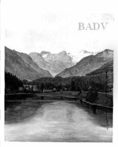 Altausseer See mit Dachstein by Ferdinand Georg Waldmuller