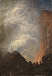 Ausbruch eines Vulkans by Guido Philipp Schmitt