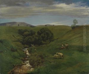 Black Forest Meadow near Bernau by Hans Thoma