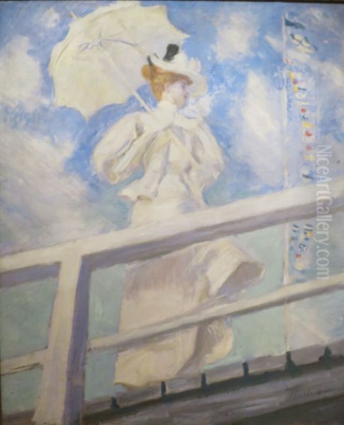 Dame en blanc - view 1