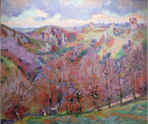 Paysage aux ruines - view 1