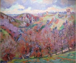 Paysage aux ruines Paysage aux ruines