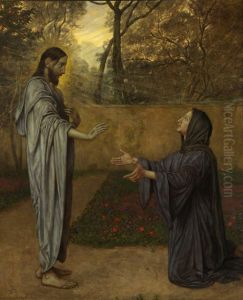 Christus als Gartner by Hans Thoma