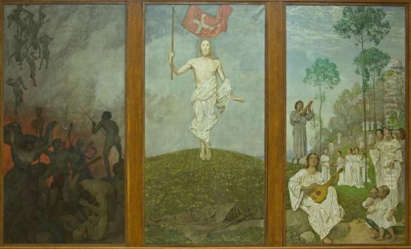 Ostertriptychon: Gefilde der Seligen (Das Paradies) - view 1