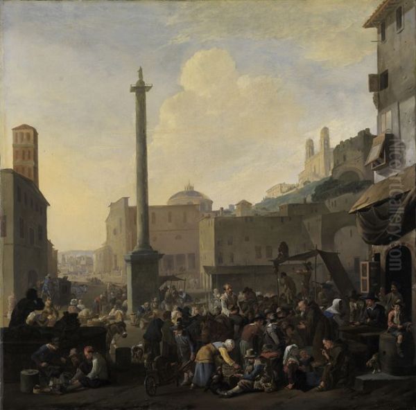 Roman market scene - view 1