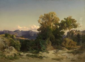 Landschaft in der romischen Campagna