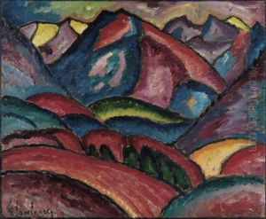 Oberstdorfer Landschaft by Alexei Jawlensky