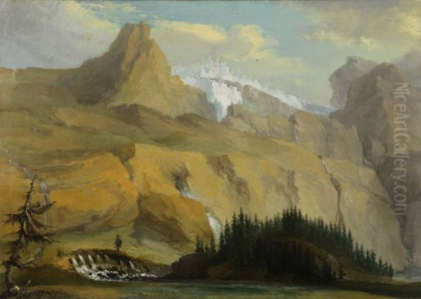 Der Siebenbrunnen im Simmental mit Flughorn und Ratzligletscher - view 1