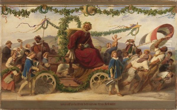 Triumph des Konigs Wein, 2. Bild - view 1