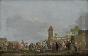 Jahrmarktsszene by Norbert Grund