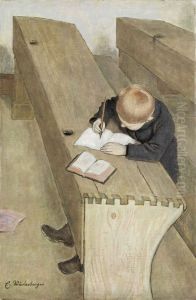 Auf der Schulbank by Ernst Wurtenberger