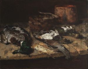 Still life with dead ducks