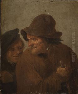 Two peasants by David Teniers the Younger