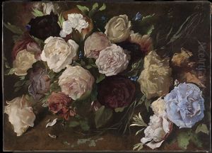 Blumenstudie by Anselm Friedrich Feuerbach