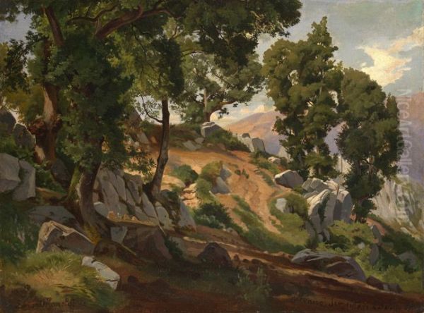 Aus der Serpentara bei Olevano - view 1