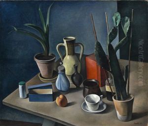 Still-life with jugs by Alexander Kanoldt