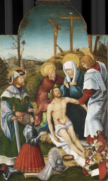 Beweinung Christi mit dem Heiligen Sigismund und einem knienden Stifter - view 1