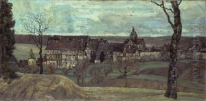 Kloster Bebenhausen bei Tubingen by Adolf Holzel