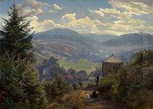 Das Oberbeuerner Tal vom Cacilienberg aus, Vormittag Das Oberbeuerner Tal vom Cacilienberg aus, Vormittag